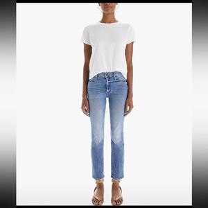 MOTHER The Mid Rise Dazzler Ankle, Size 25, Wash we the animals